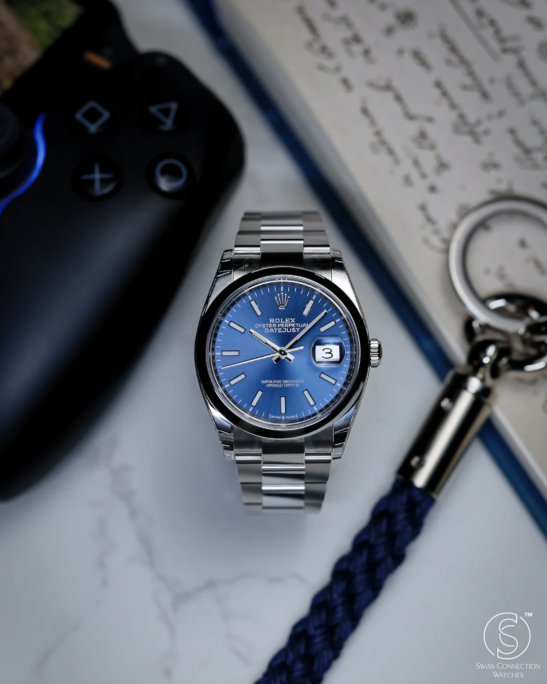 Rolex Datejust 36mm Blue Index Oyster 126200 2020 [Preowned] - Image 4