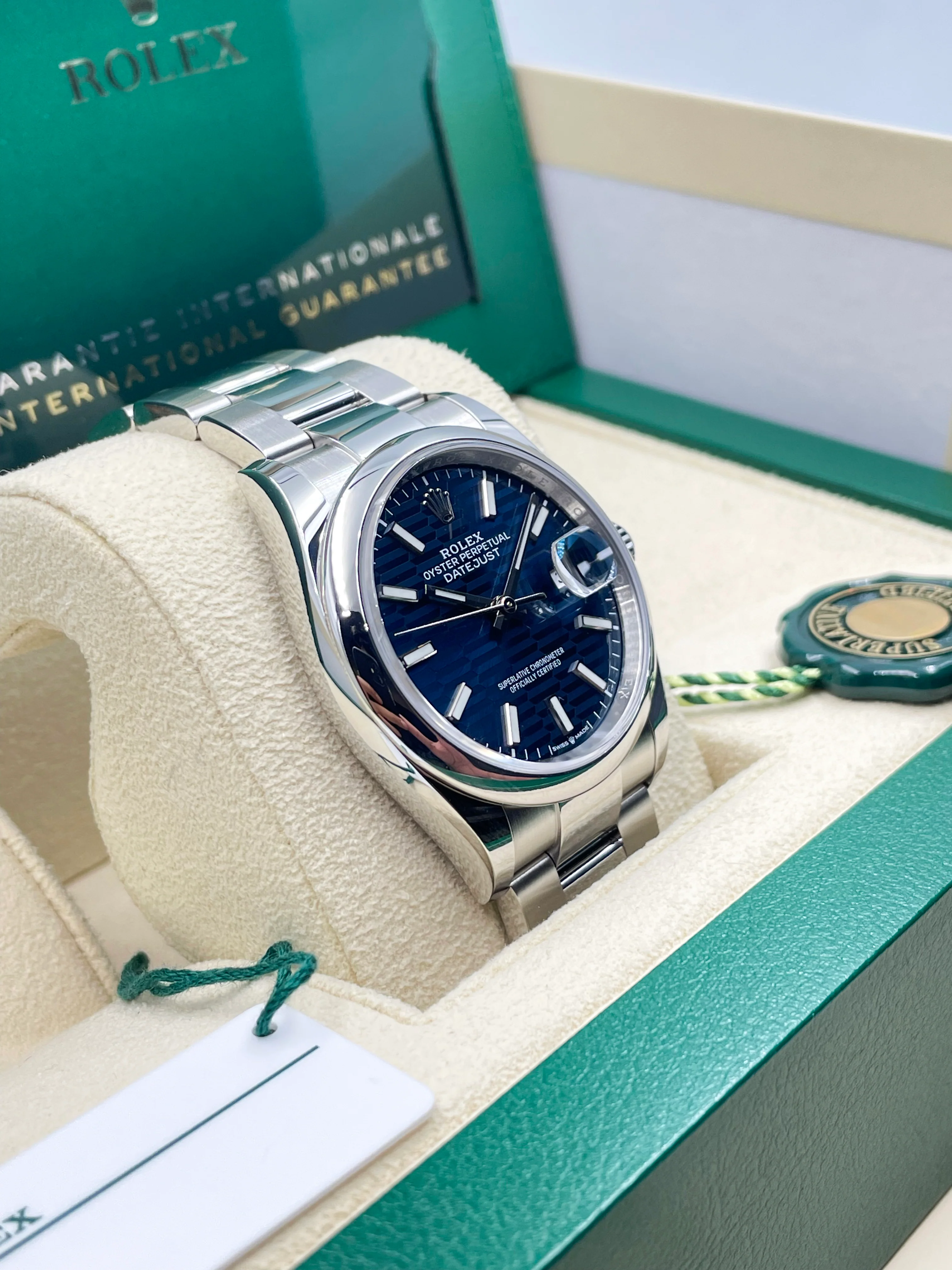 Rolex Datejust 36mm Blue Fluted Motif Dial 126200 2023 [Preowned] - Image 5