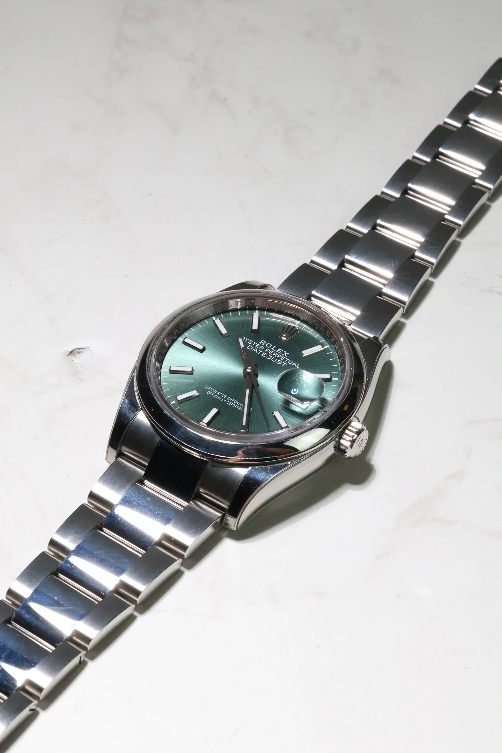 Rolex Datejust 36mm Mint Green Oyster 126200 2024 [Preowned] - Image 16