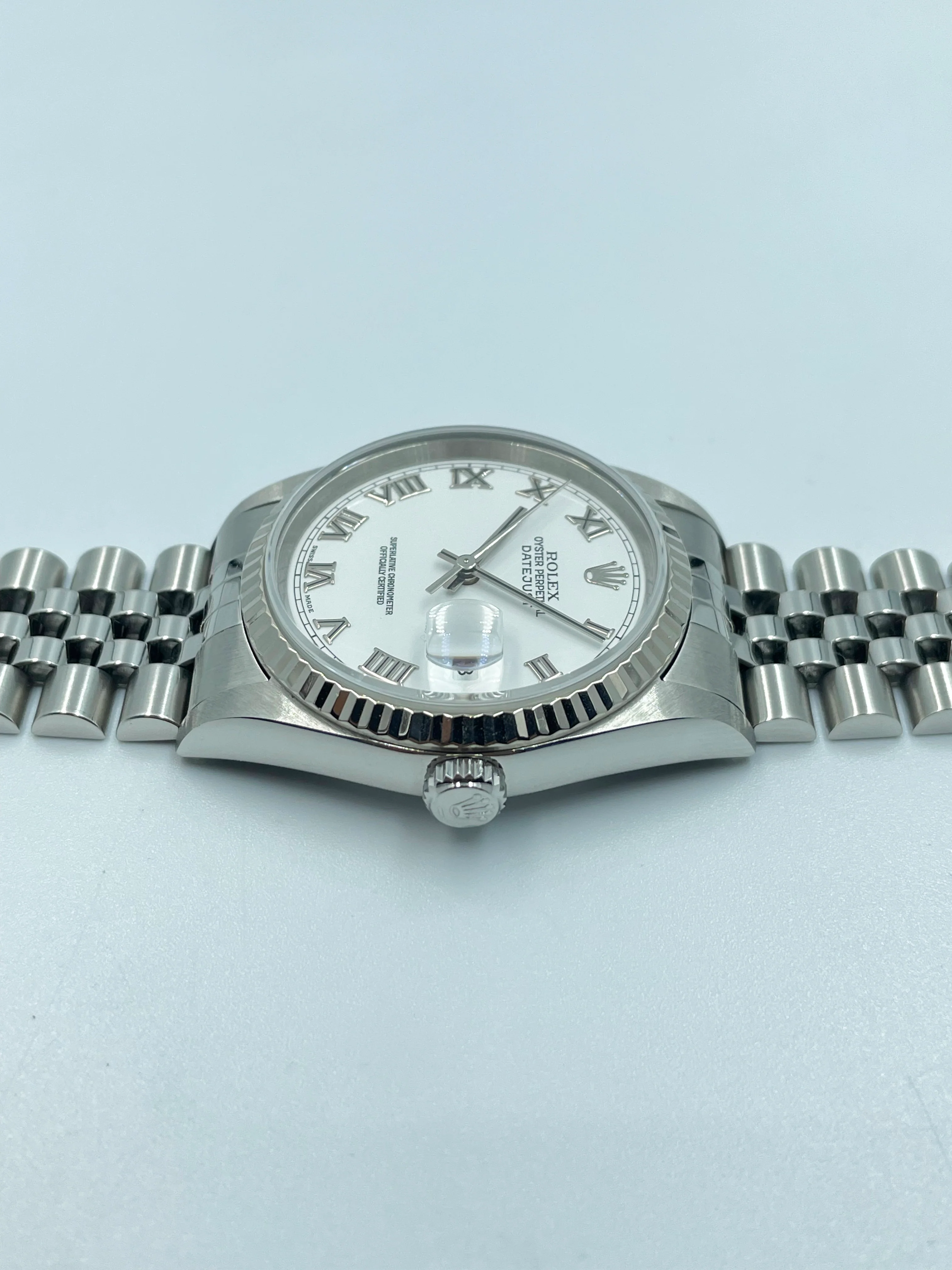 Rolex Datejust 36mm White Roman Dial on Jubilee 16234 2002 [Preowned] - Image 11