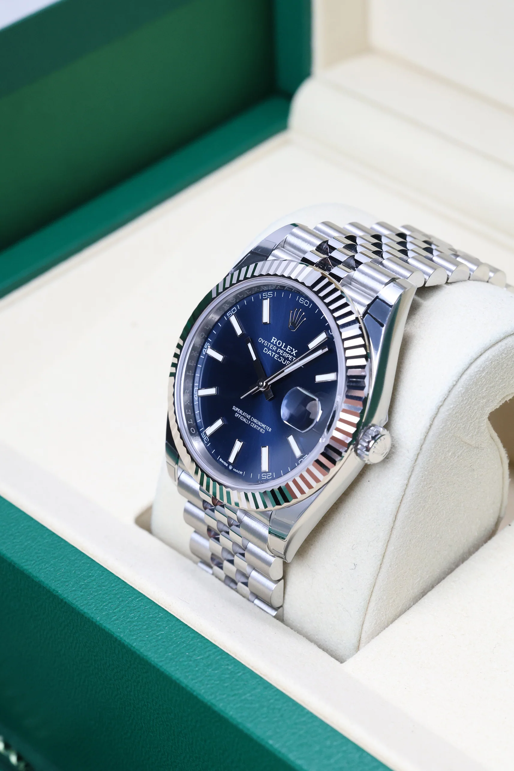 Rolex Datejust 41mm Blue Index Jubilee 126334 - Image 9