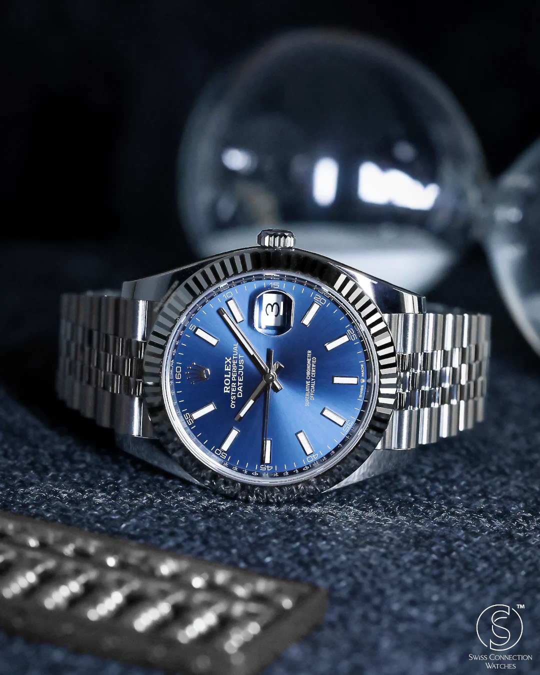 Rolex Datejust 41mm Blue Index Jubilee 126334 - Image 5