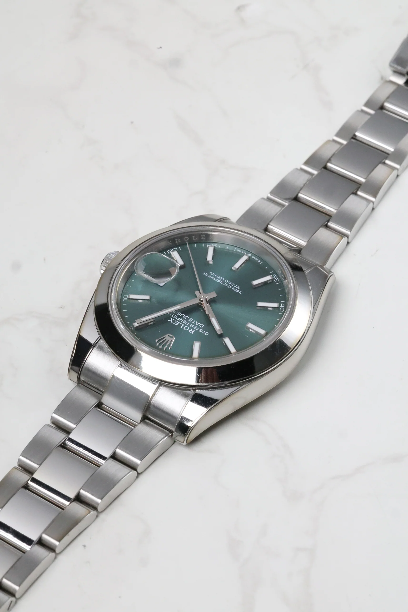 Rolex Datejust 41mm Mint Green Oyster 126300 2025 [Preowned] - Image 13