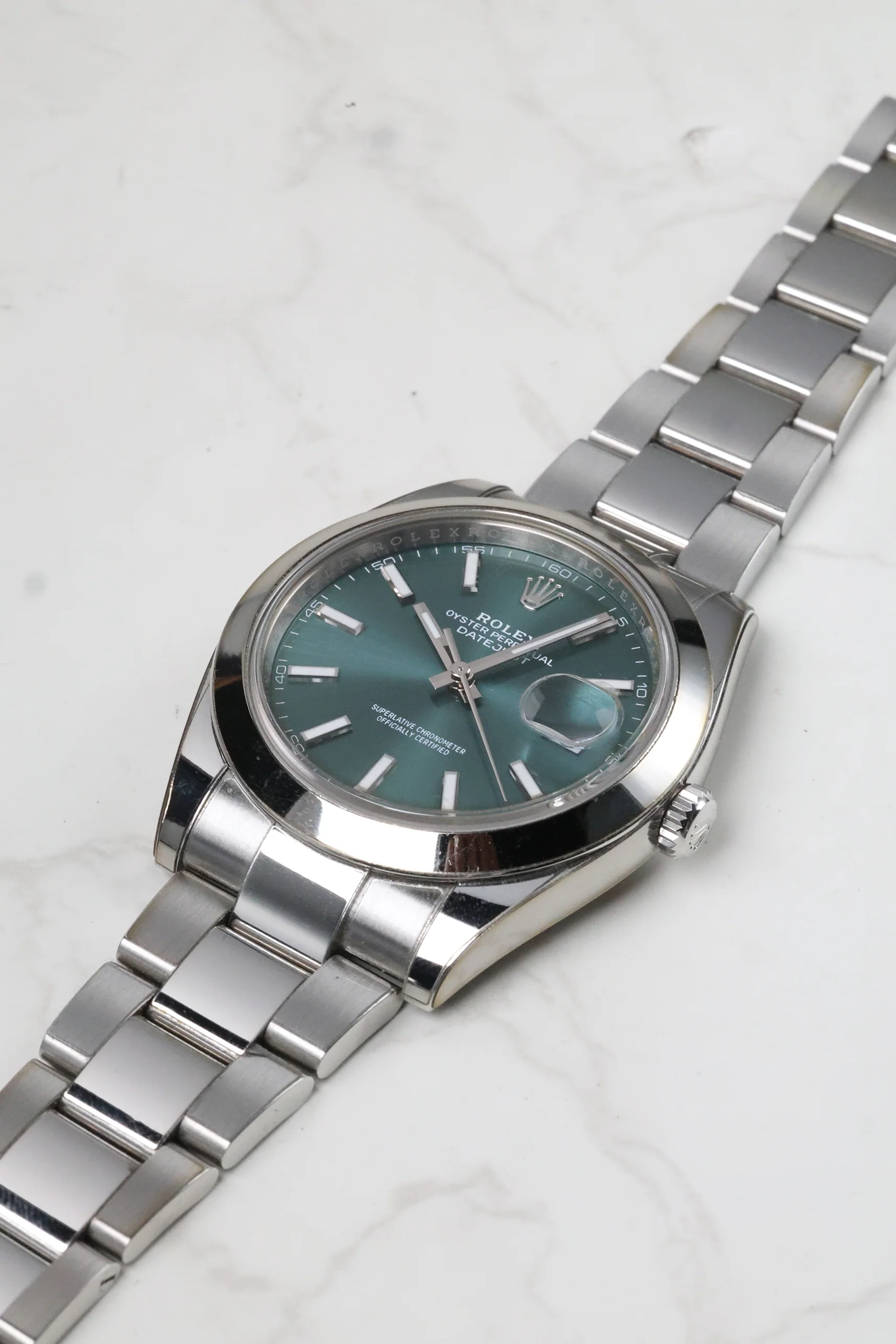 Rolex Datejust 41mm Mint Green Oyster 126300 2025 [Preowned] - Image 16