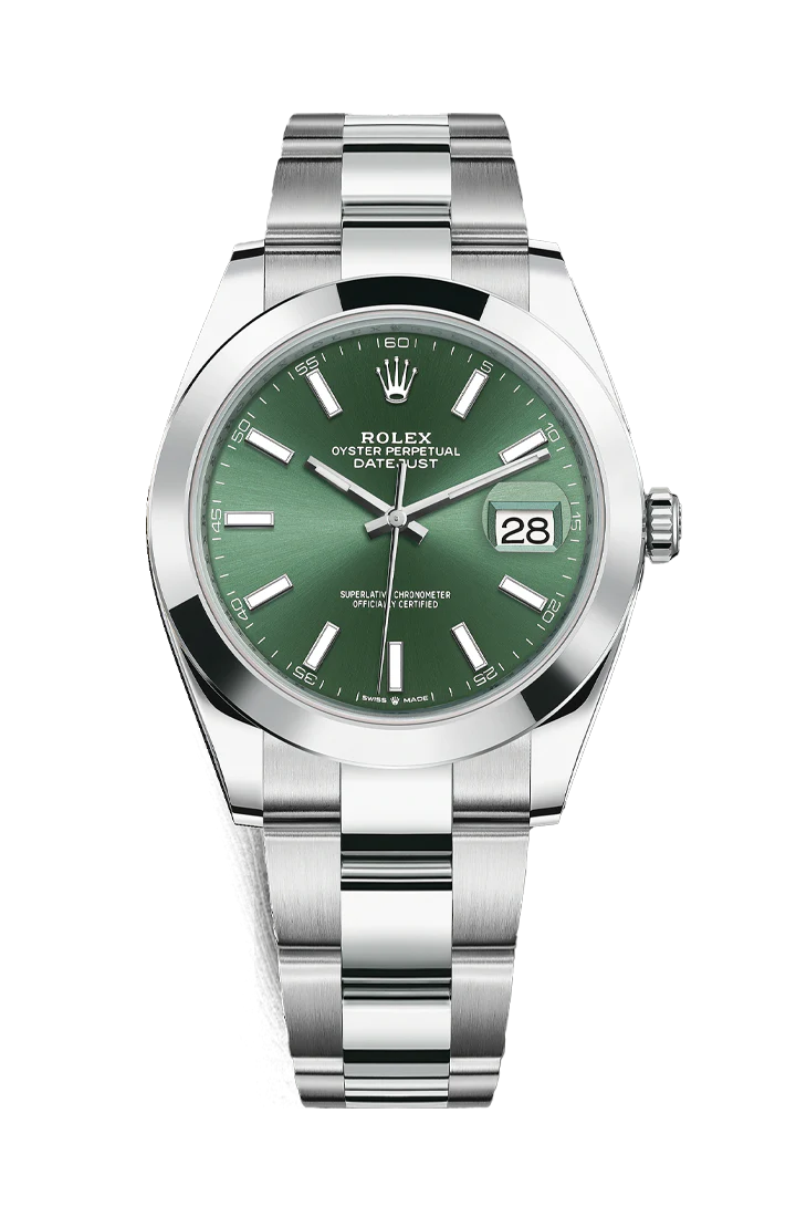 Rolex Datejust 41mm Mint Green Oyster 126300