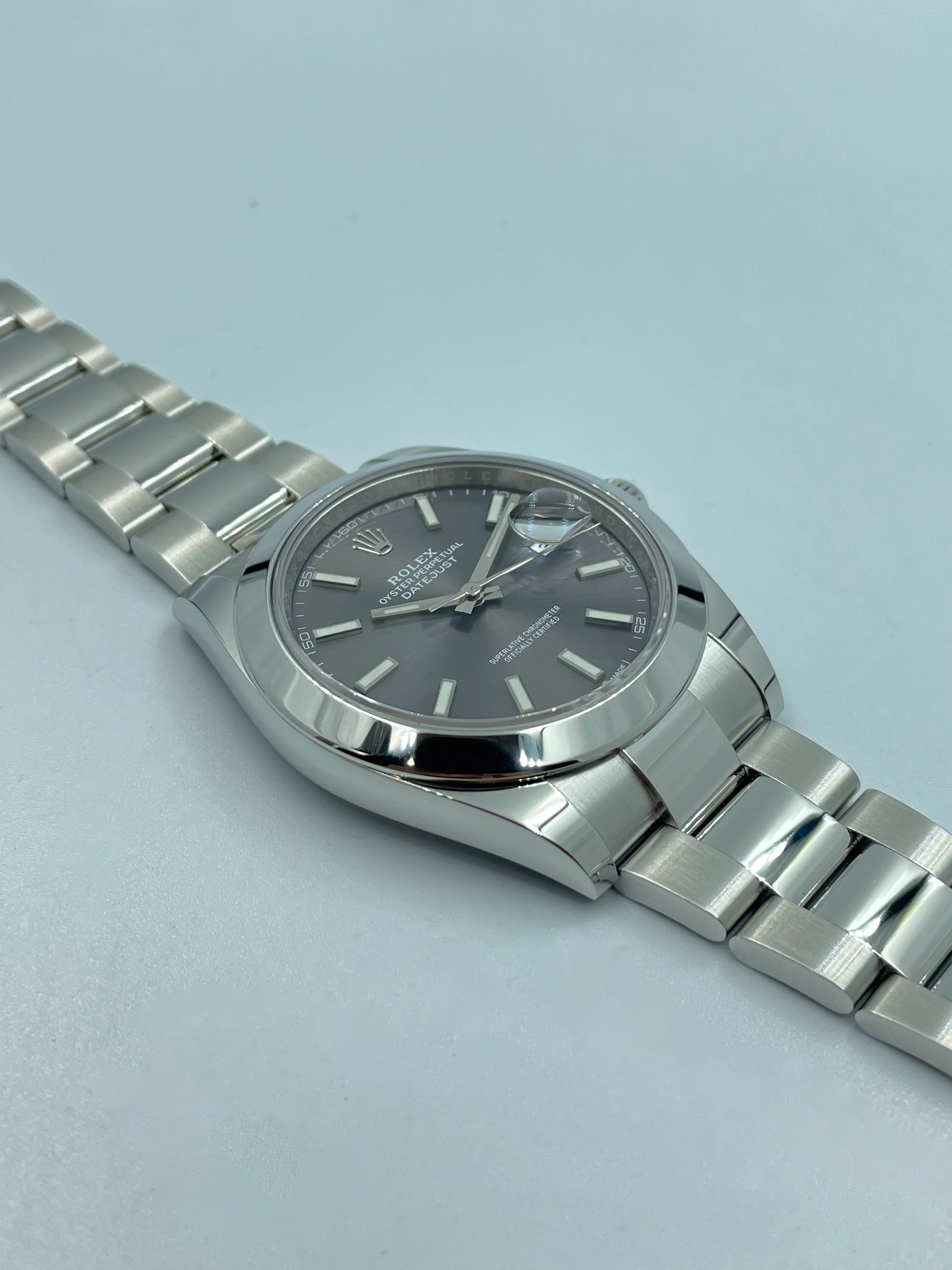 Rolex Datejust 41mm Rhodium Dial 126300 2022 [Preowned] - Image 7