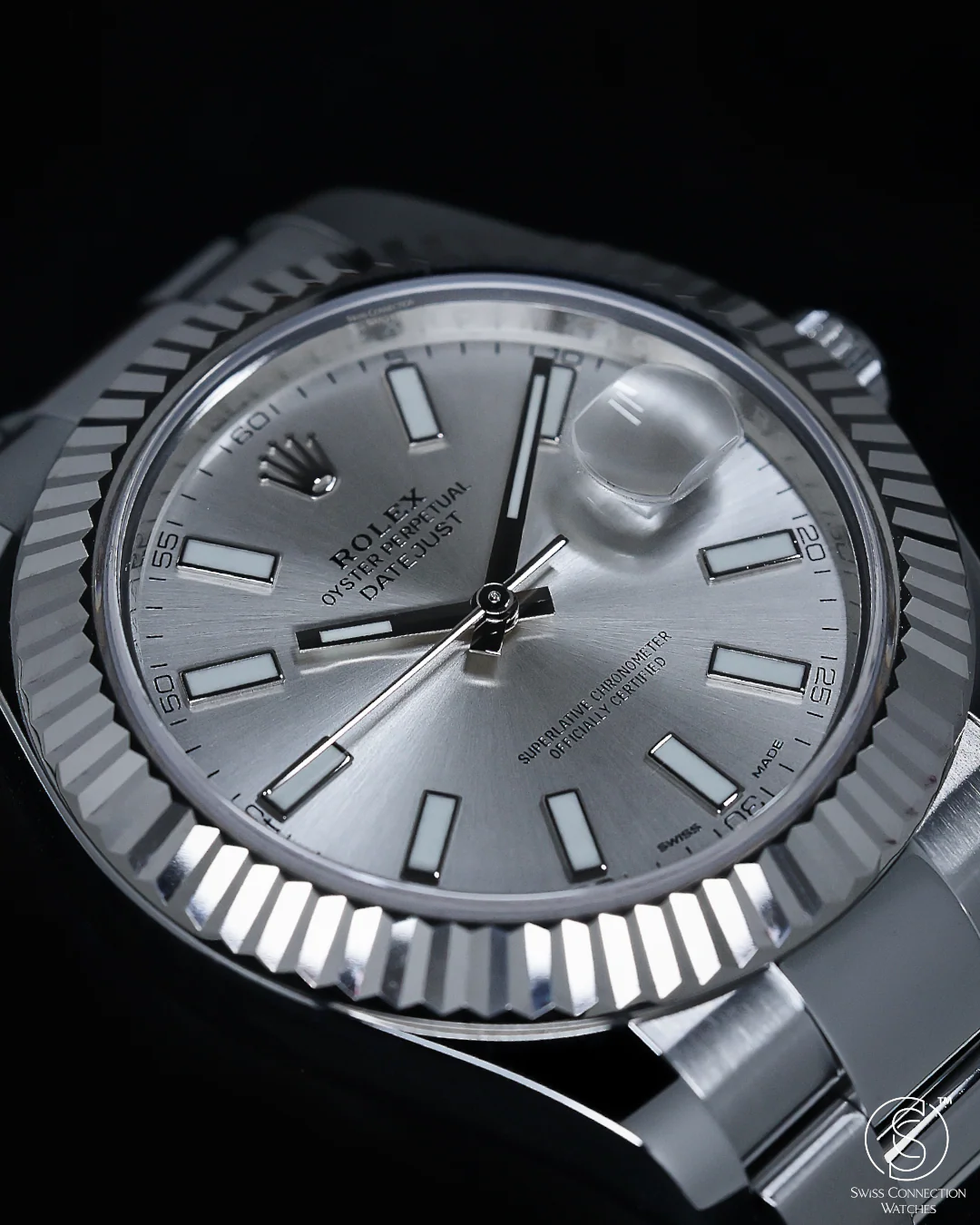 Rolex Datejust II 41mm Silver Index 116334 2017 [Preowned] - Image 3