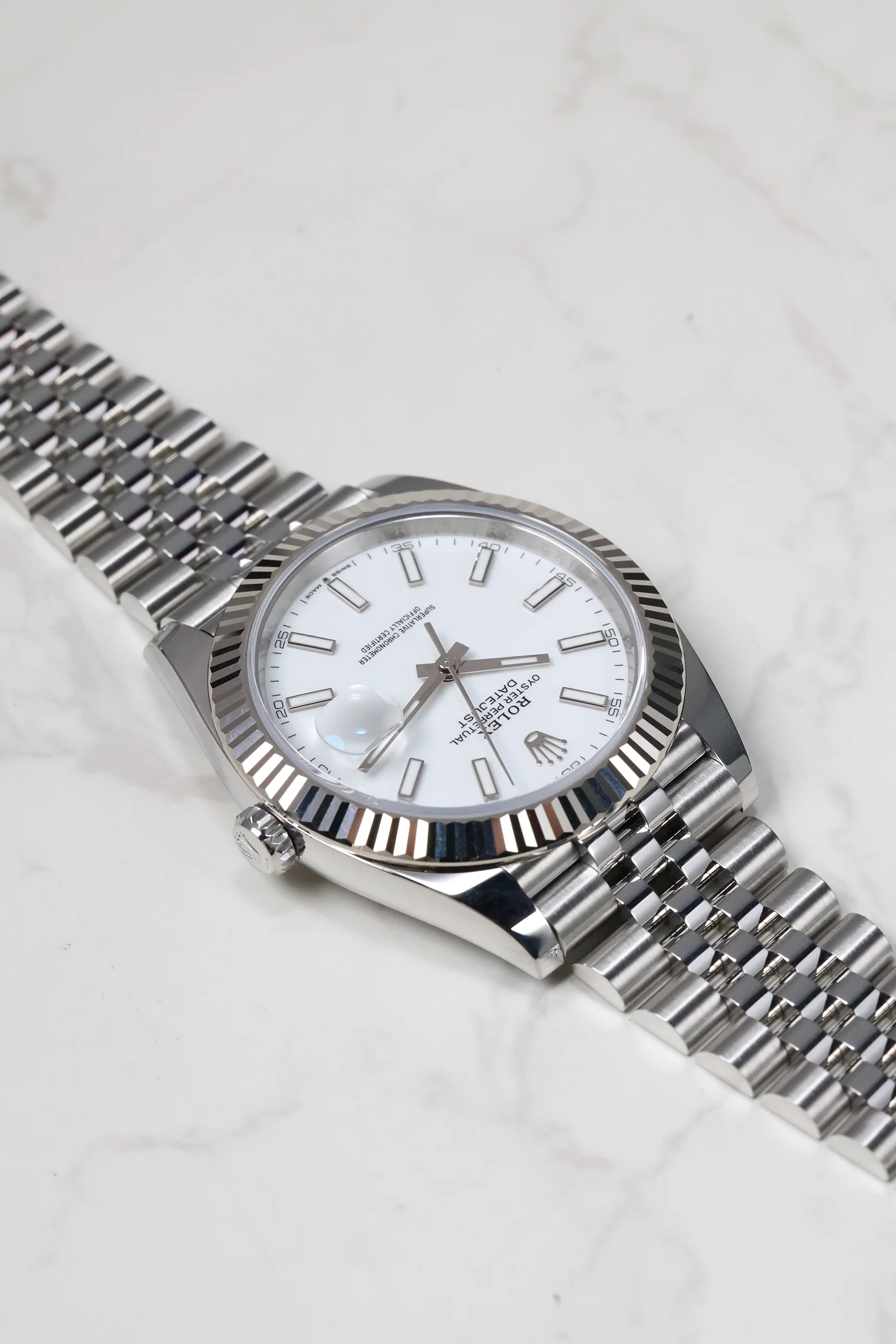 Rolex Datejust 41mm White Index Jubilee 126334 2025 [Preowned] - Image 14