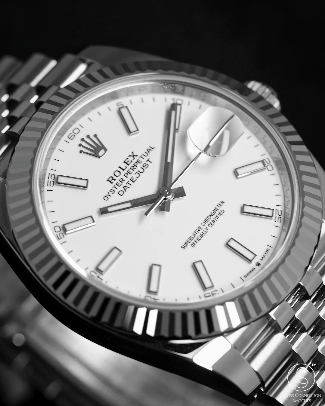 Rolex Datejust 41mm White Index Jubilee 126334 - Image 3