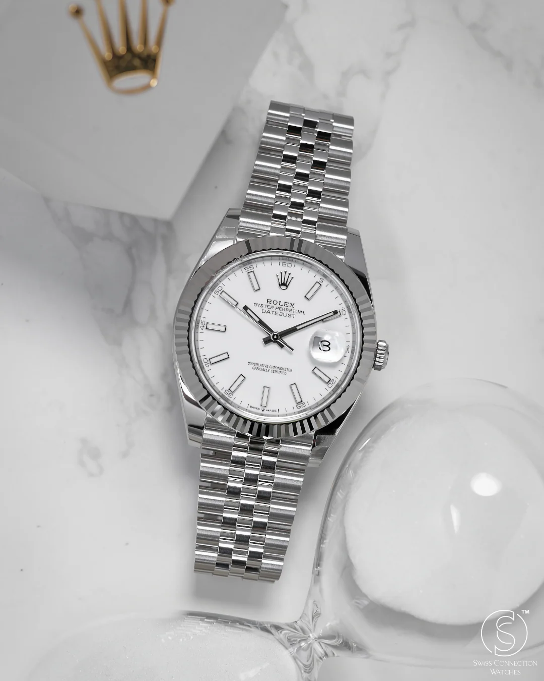 Rolex Datejust 41mm White Index Jubilee 126334 - Image 5