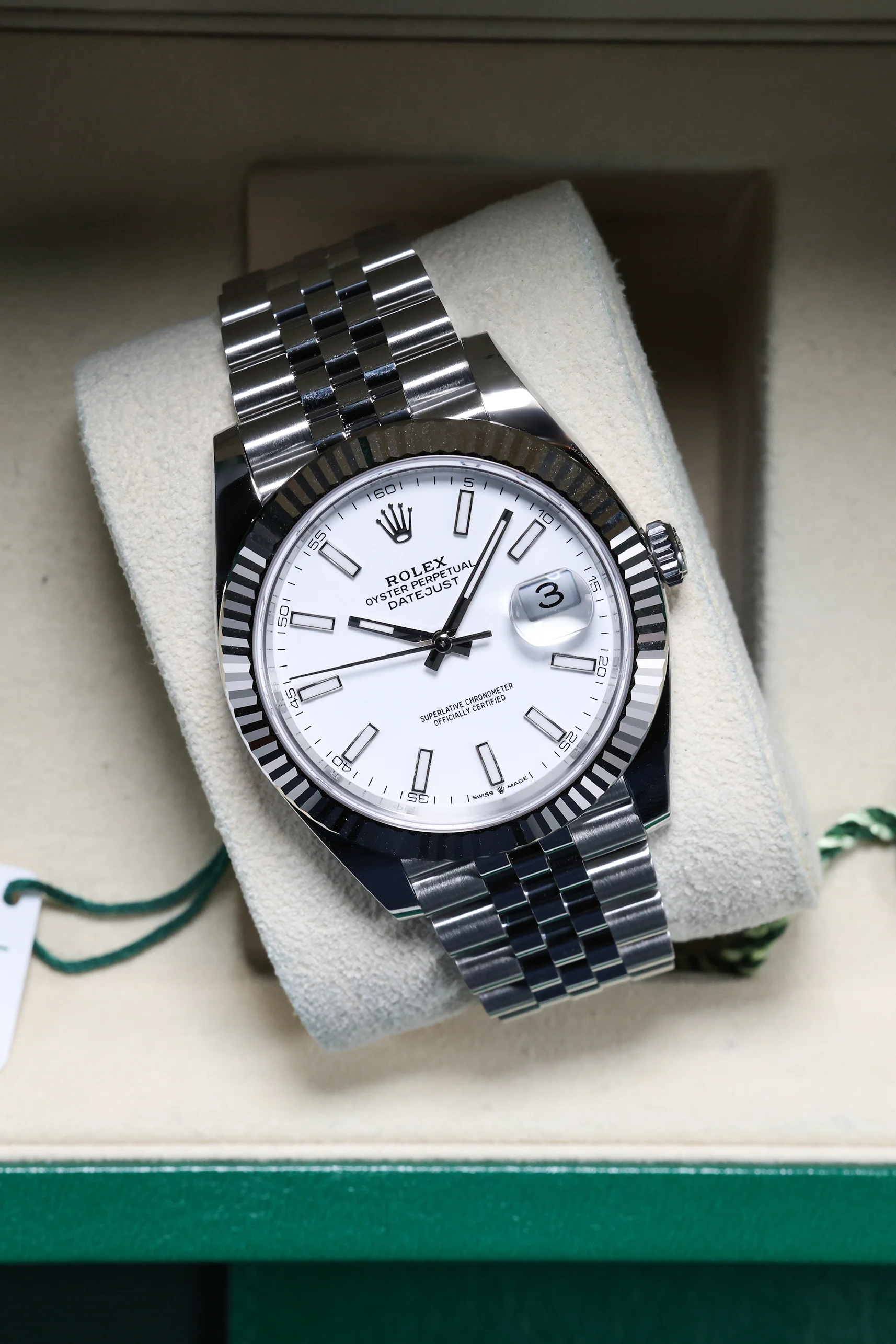 Rolex Datejust 41mm White Index Jubilee 126334 - Image 8