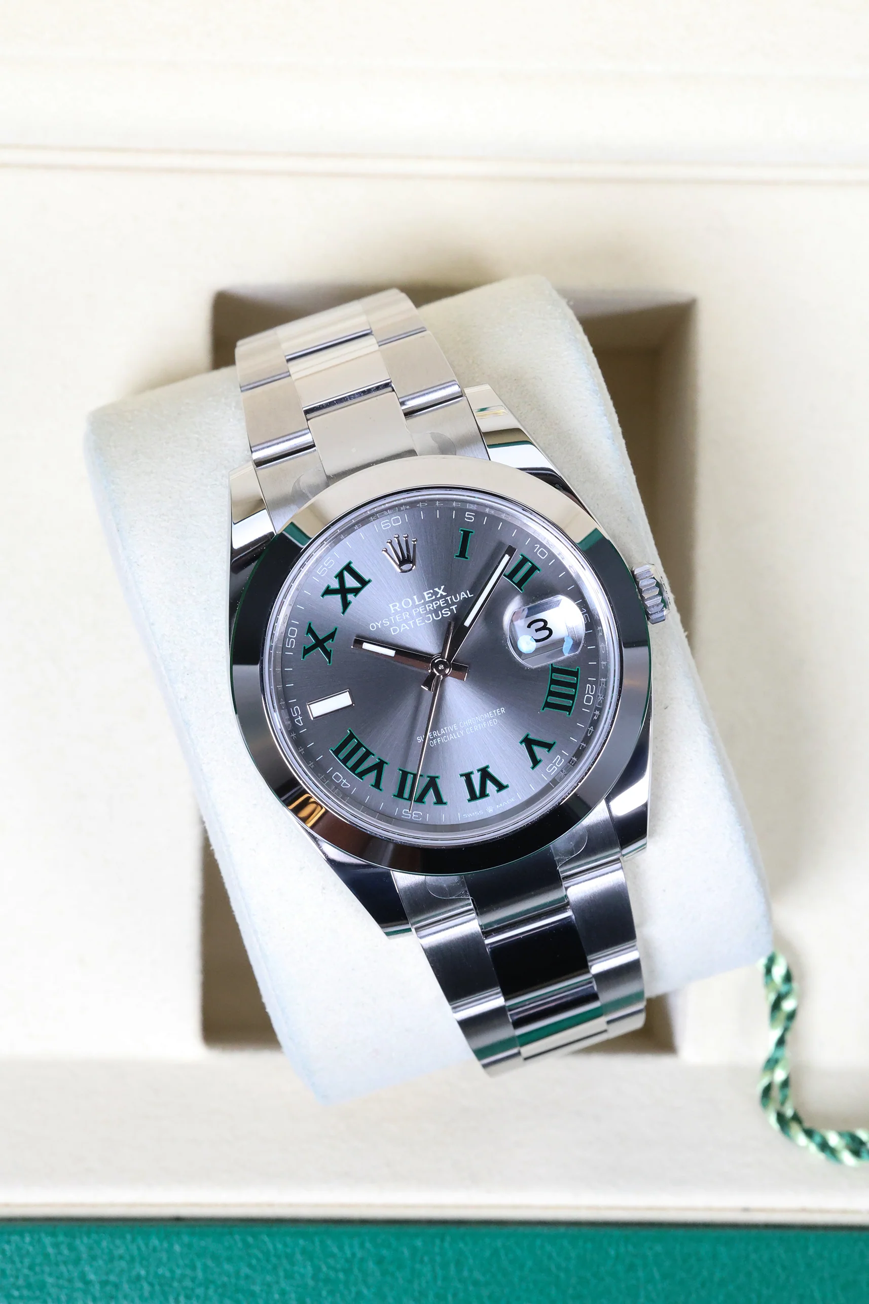 Rolex Datejust 41mm Wimbledon 126300 - Image 9