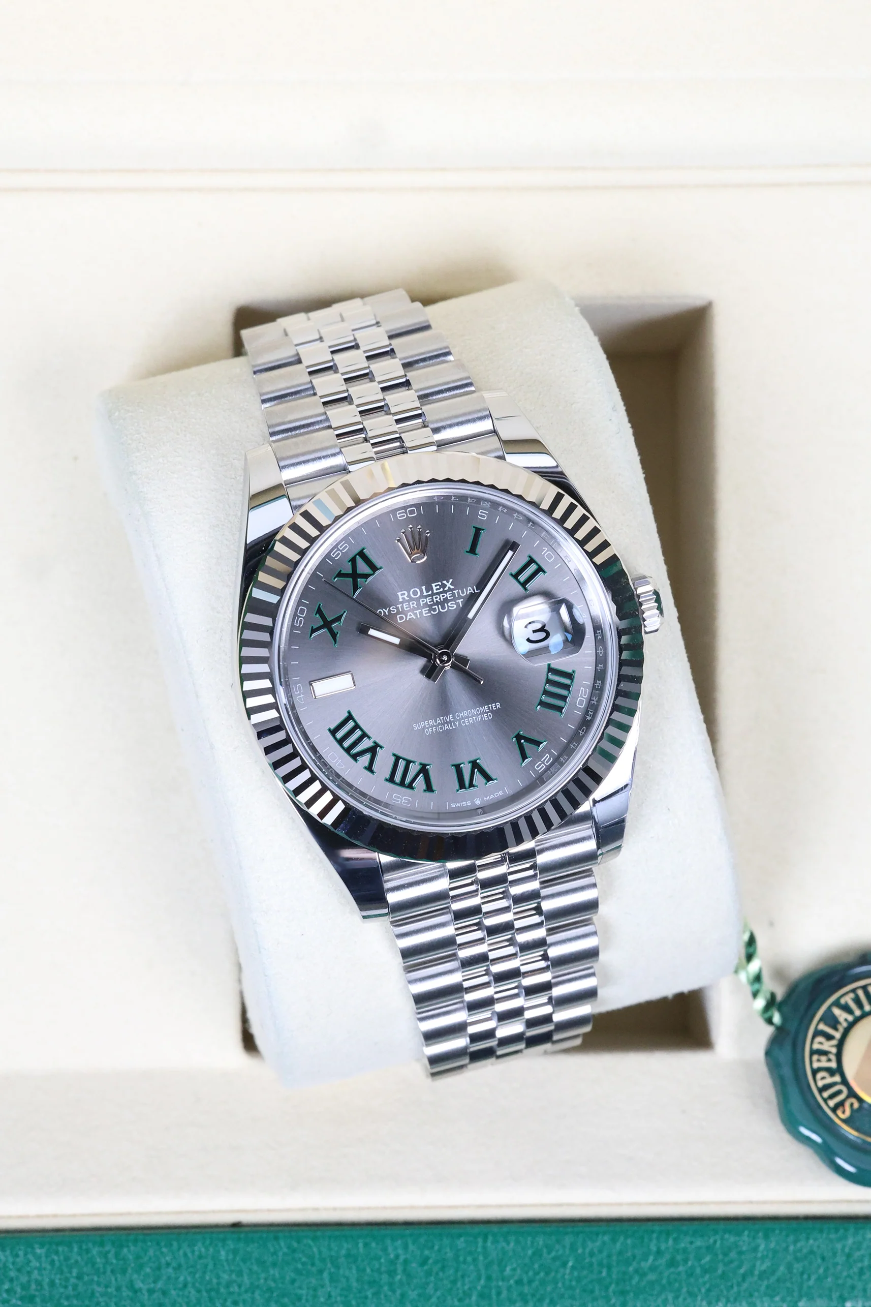 Rolex Datejust 41mm Wimbledon on Jubilee 126334 - Image 8