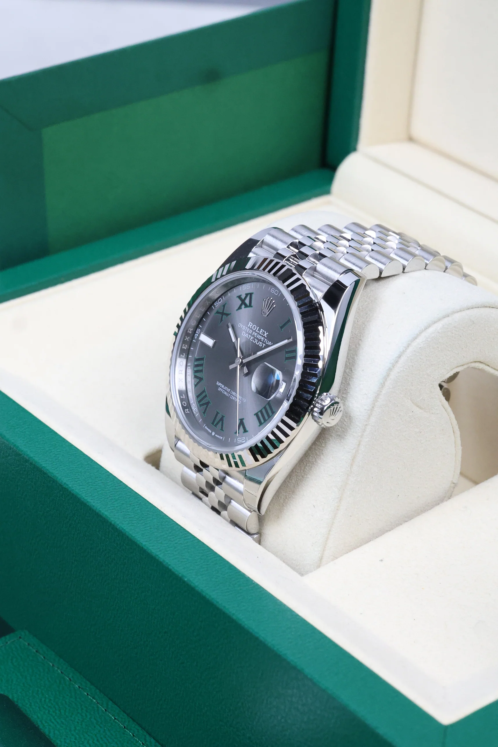 Rolex Datejust 41mm Wimbledon on Jubilee 126334 - Image 9