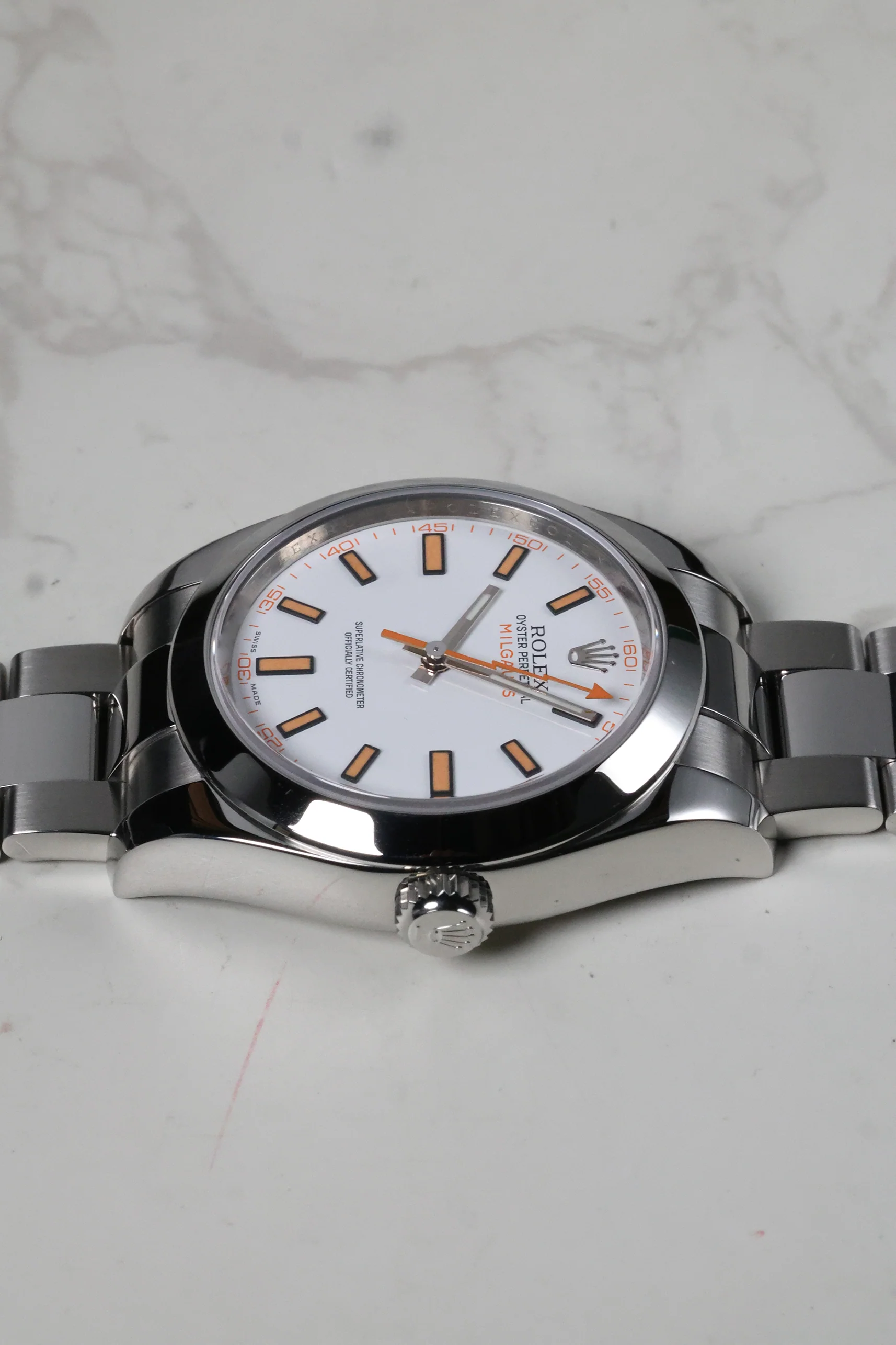 Rolex Milgauss White Dial 40mm 116400 2010 [Preowned] - Image 15