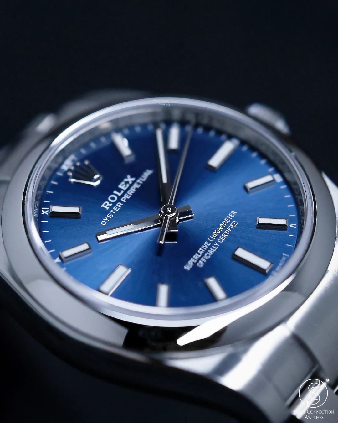 Rolex Oyster Perpetual 34mm Bright Blue 124200 2021 [Preowned] - Image 3
