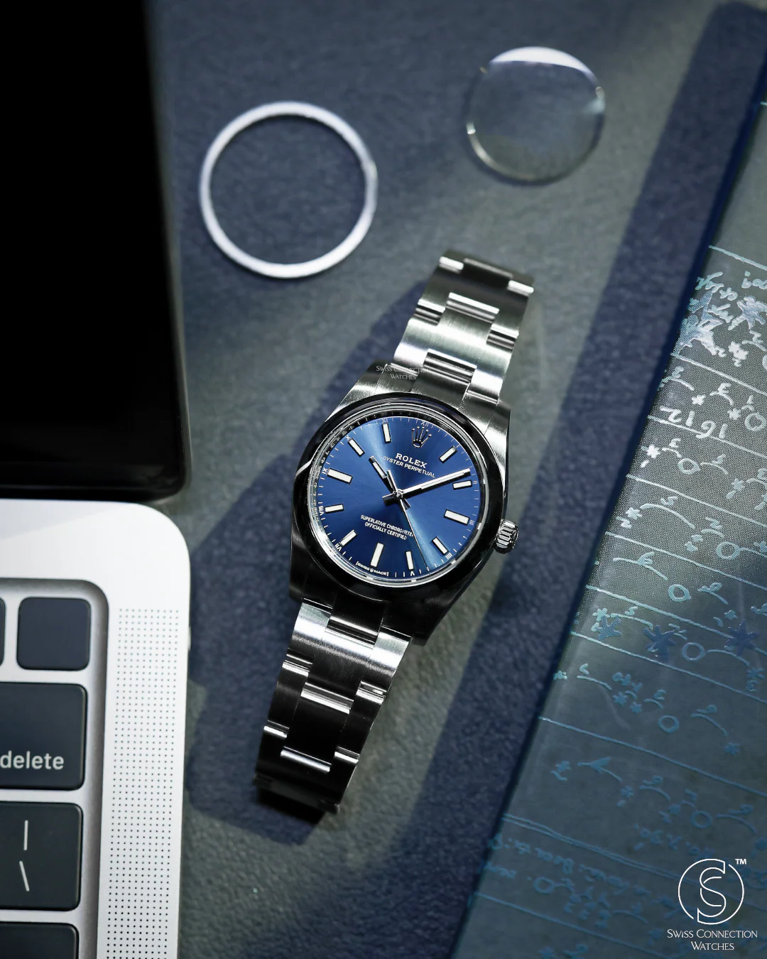 Rolex Oyster Perpetual 34mm Bright Blue 124200 2021 [Preowned] - Image 4