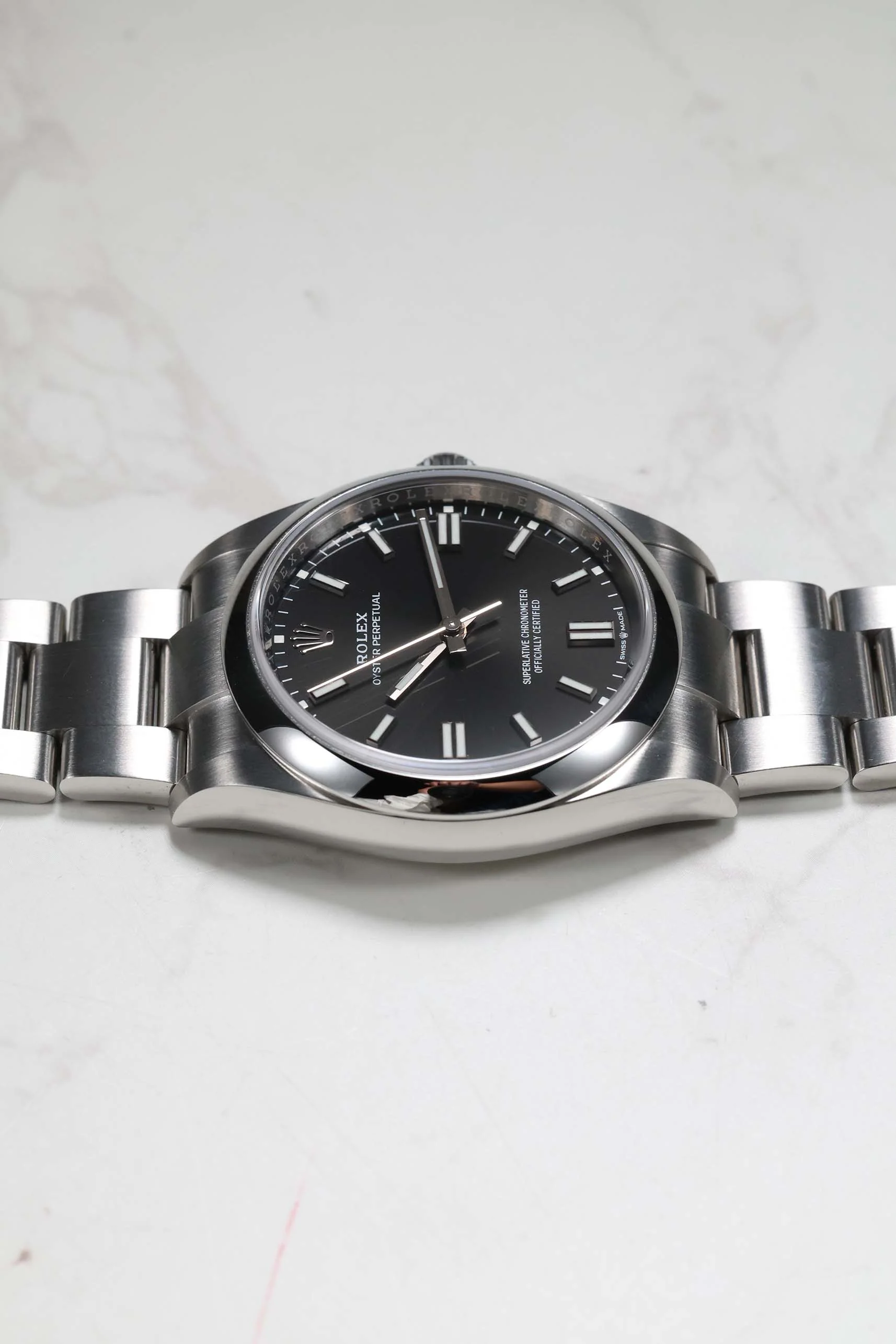 Rolex Oyster Perpetual 36mm Bright Black 126000 2021 [Preowned] - Image 8