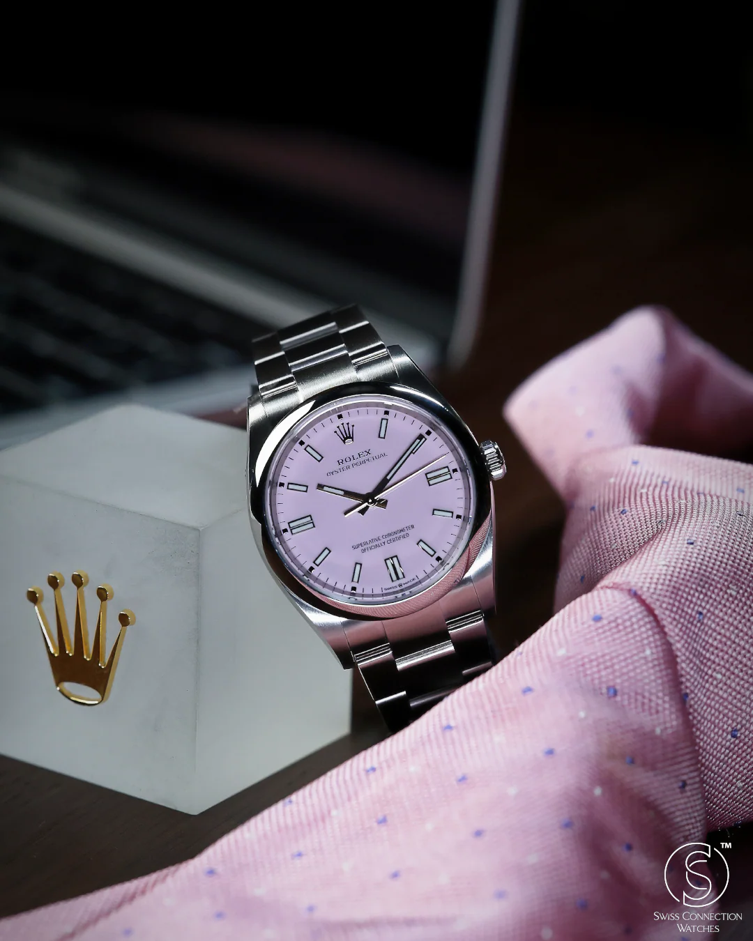 Rolex Oyster Perpetual 36mm Candy Pink 126000 2020 [Preowned] - Image 5