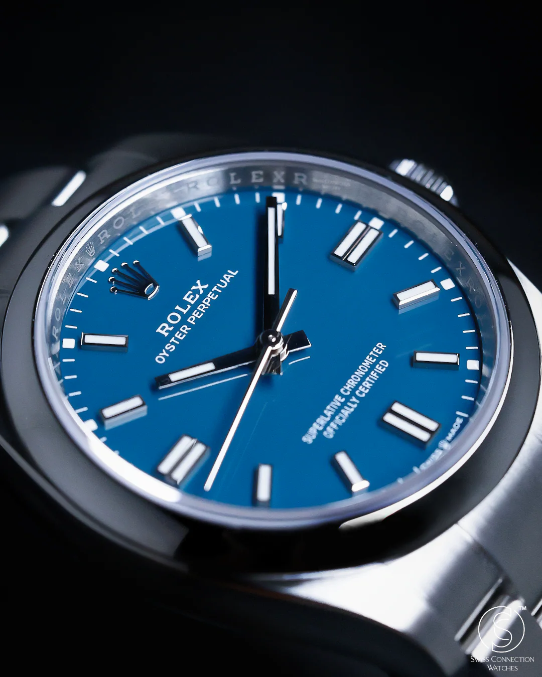 Rolex Oyster Perpetual 36mm Med Blue 126000 - Image 3