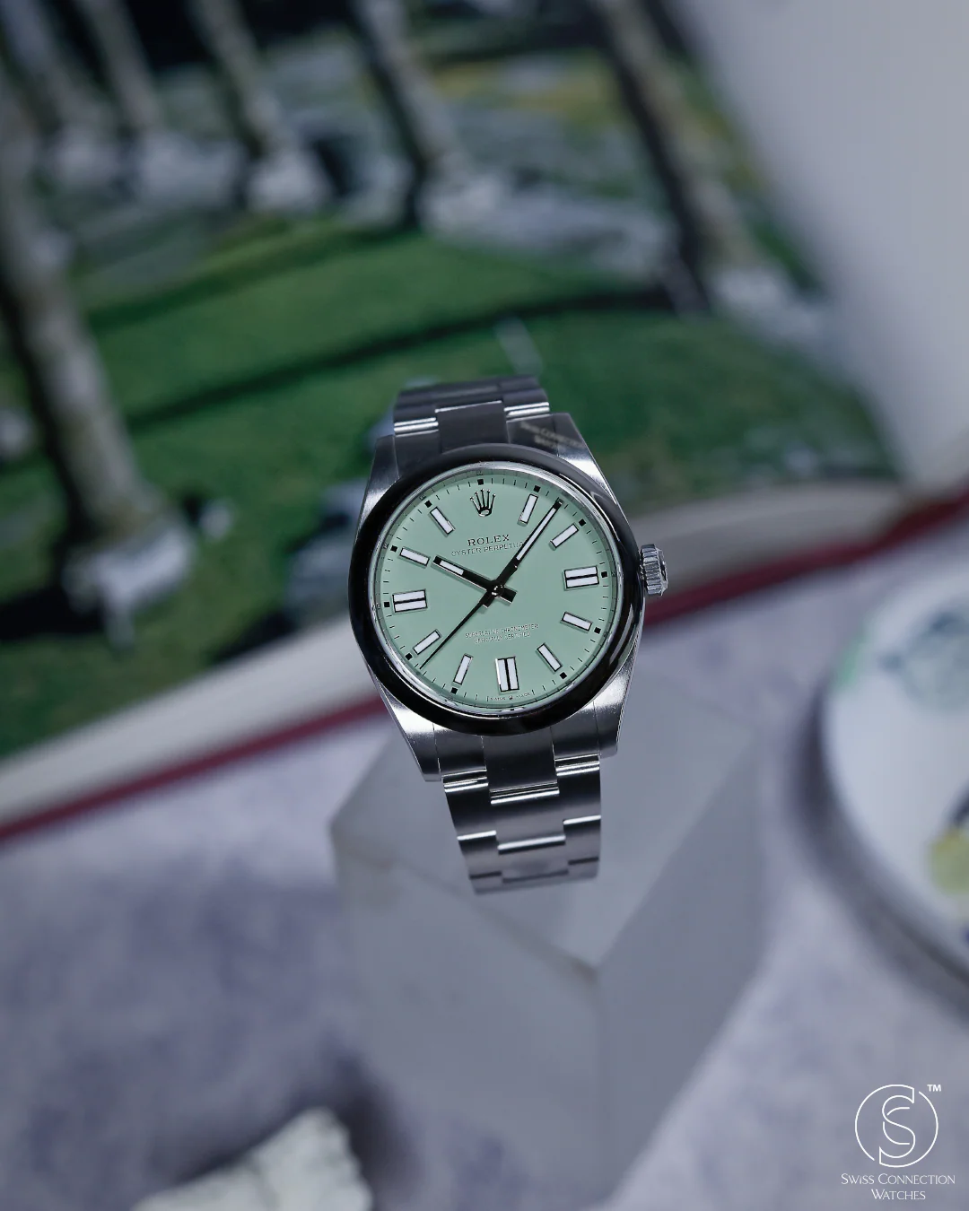 Rolex Oyster Perpetual 41mm Pistachio 134300 - Image 4