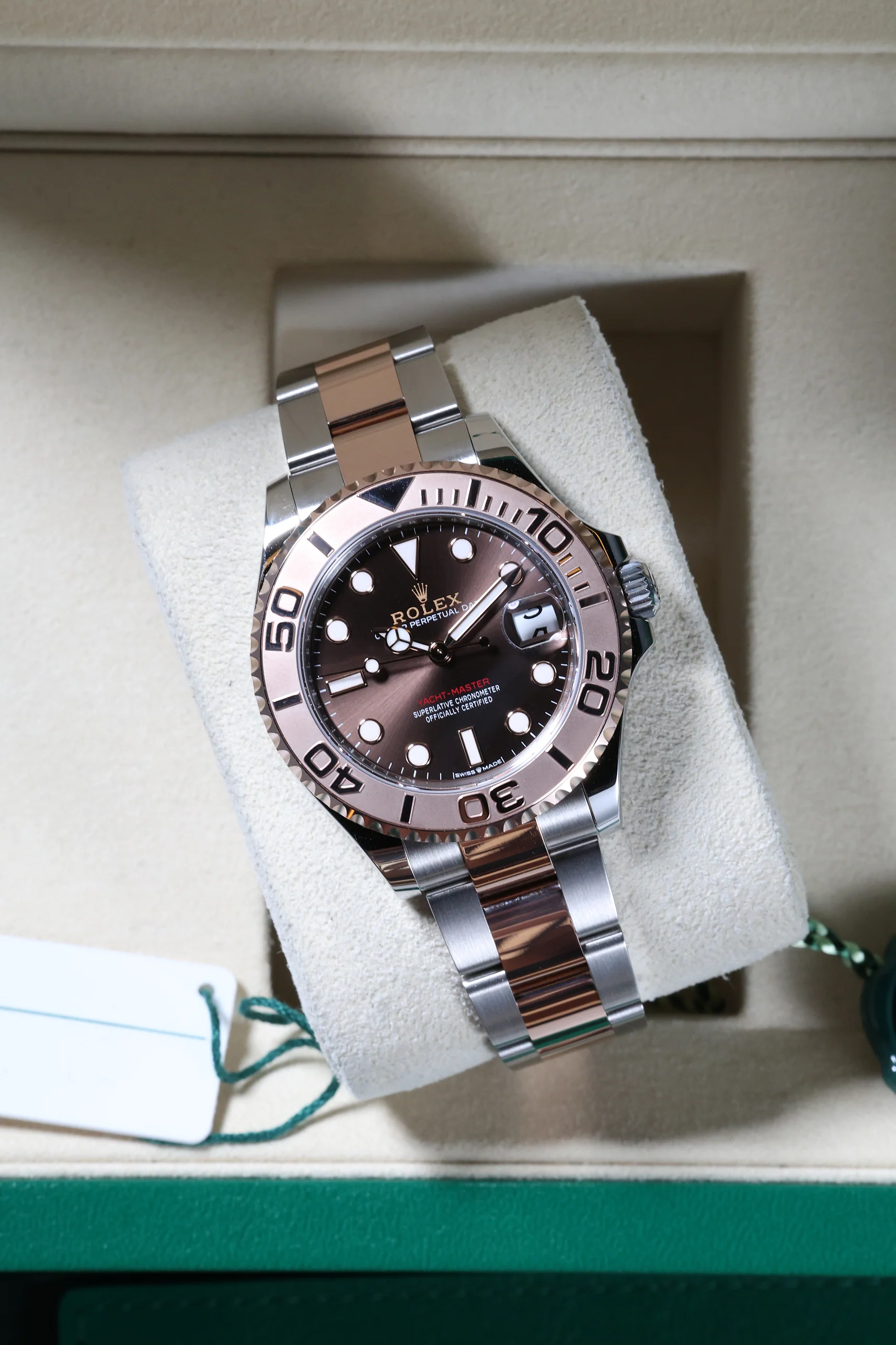 Rolex Yachtmaster Steel Everose 37mm 268621 - Image 8