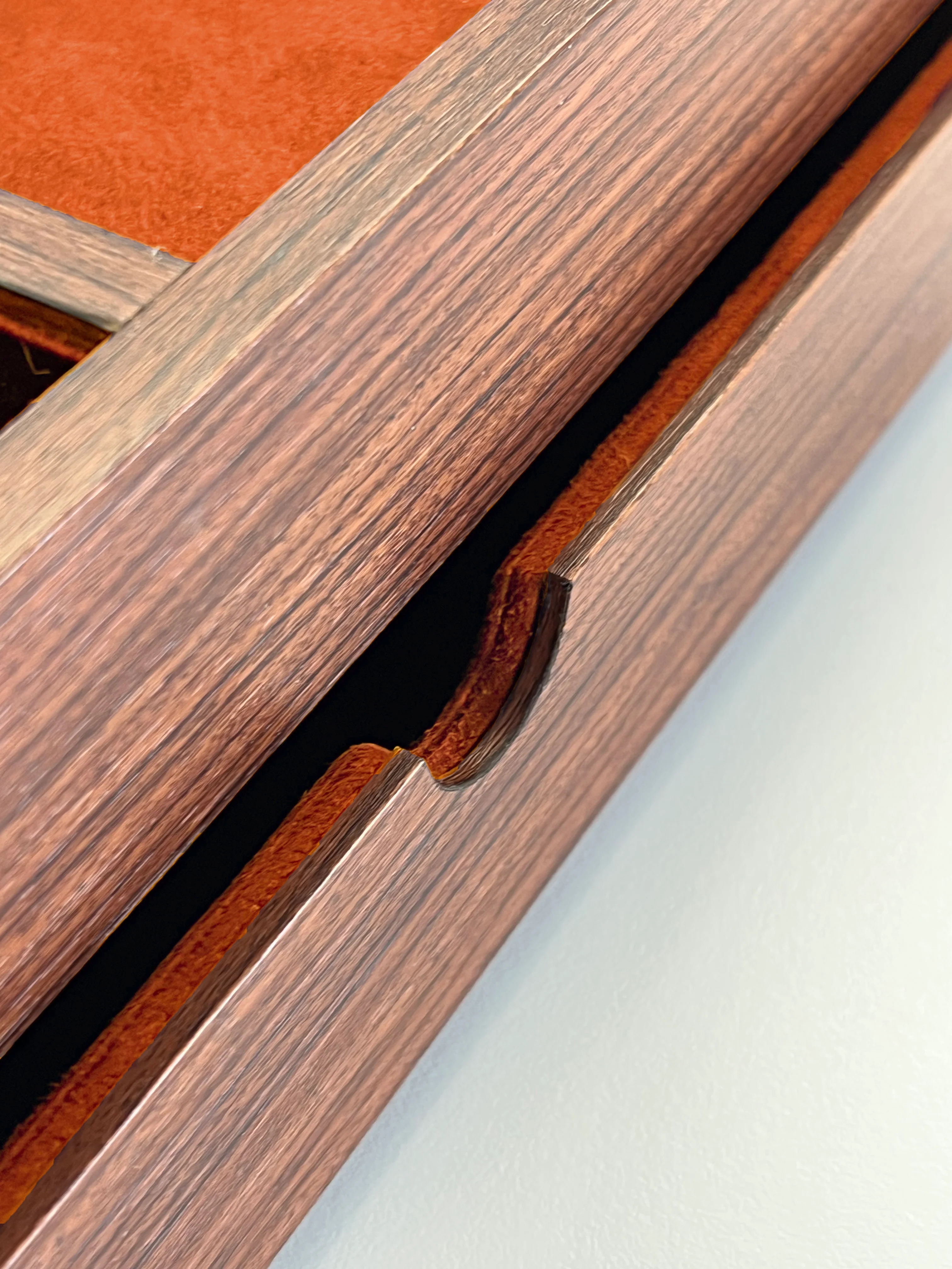 Ten10 Yanis Table Top Valet (Brown Exterior & Orange Interior) - Image 4