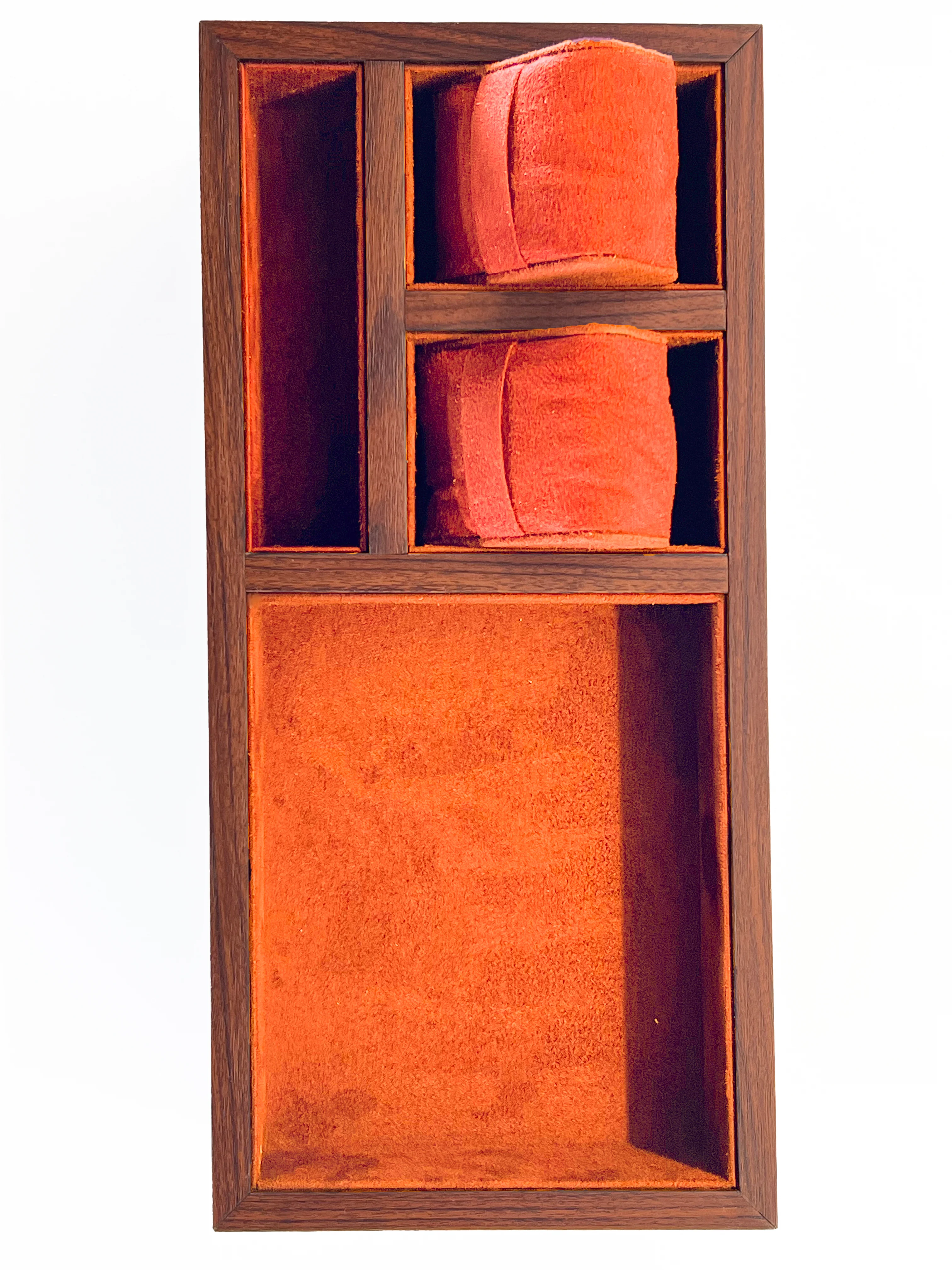 Ten10 Yanis Table Top Valet (Brown Exterior & Orange Interior) - Image 5