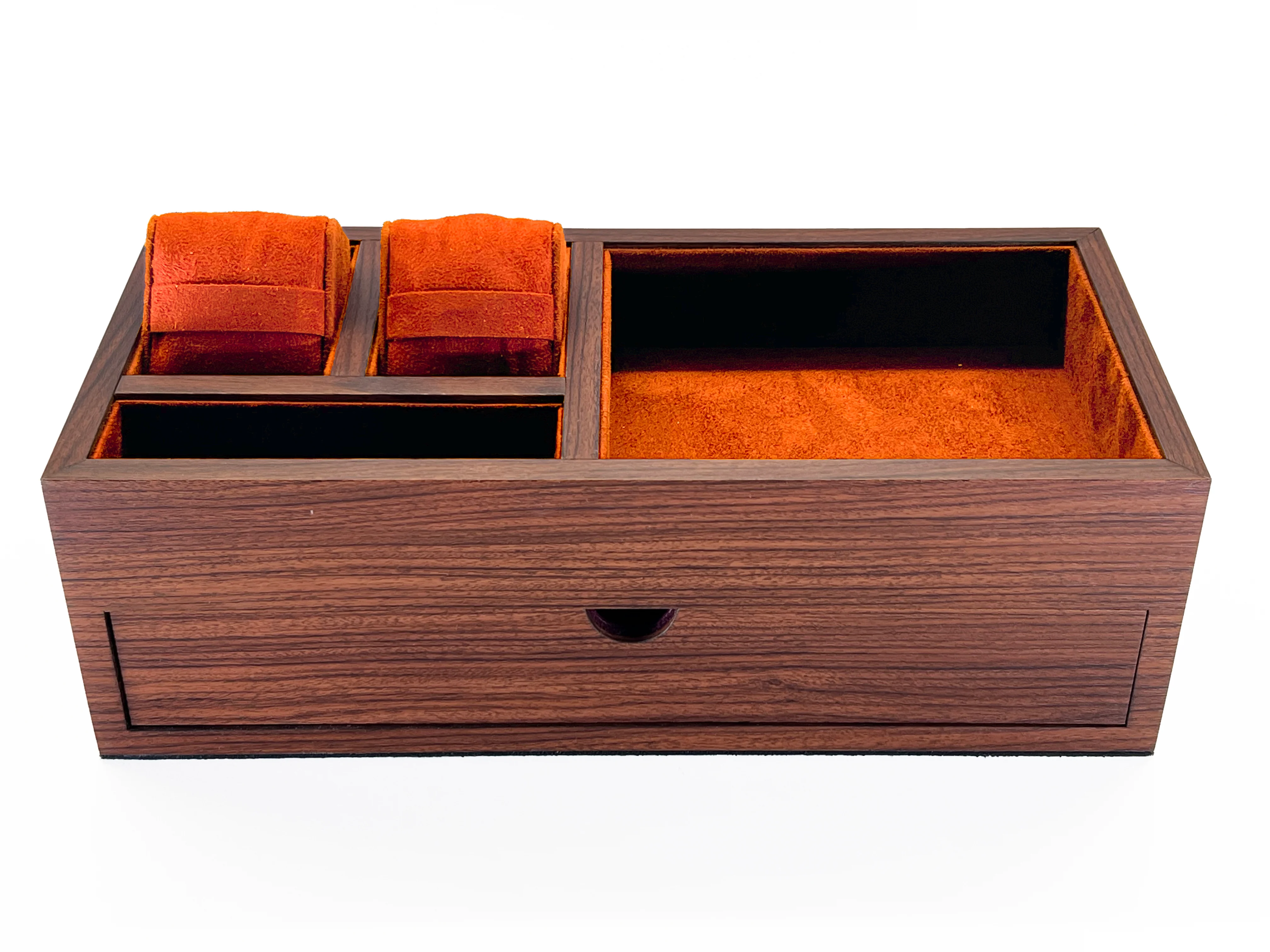 Ten10 Yanis Table Top Valet (Brown Exterior & Orange Interior) - Image 6