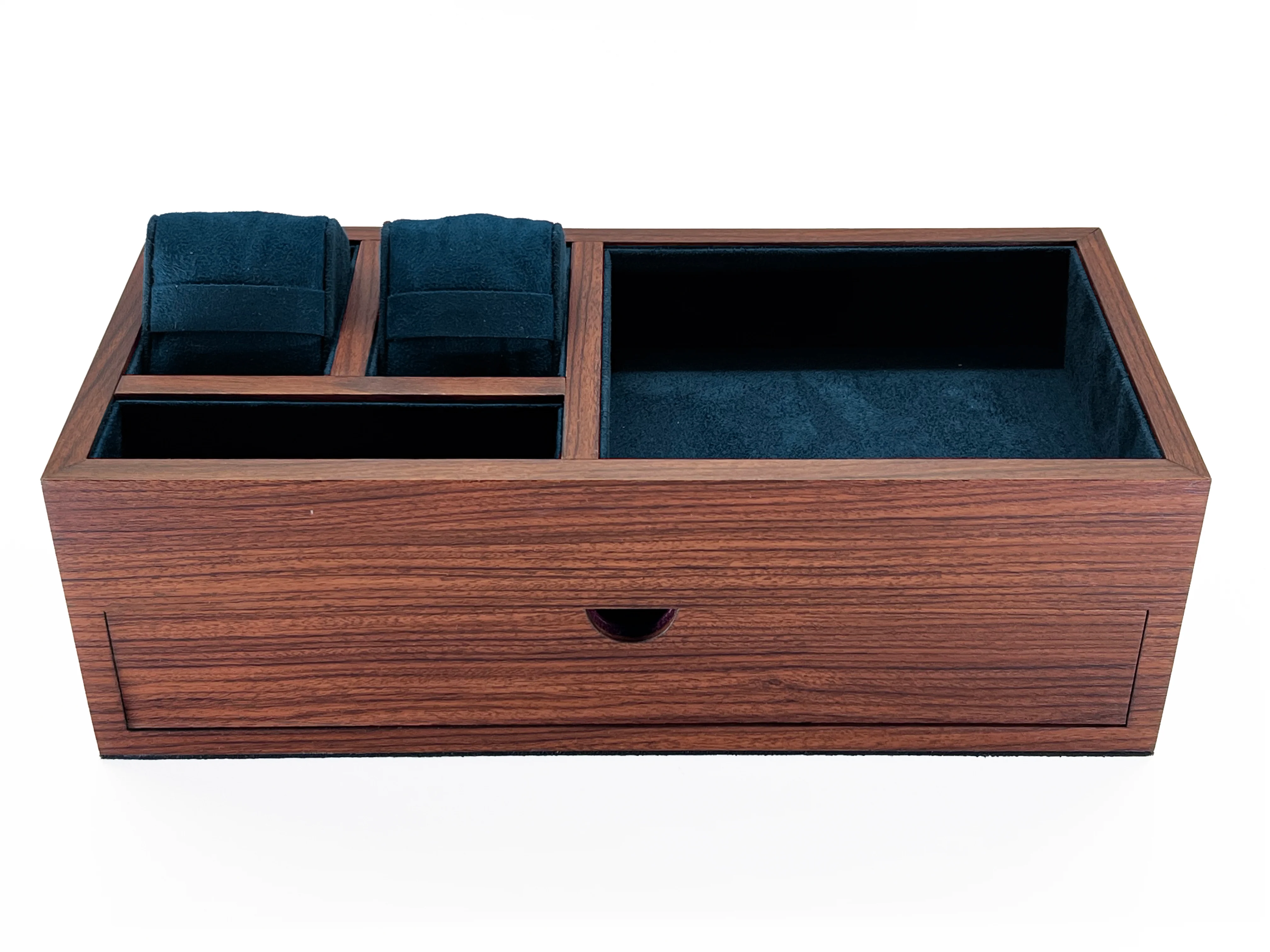 Ten10 Yanis Table Top Valet (BrownExterior & Dark Blue Interior) - Image 6