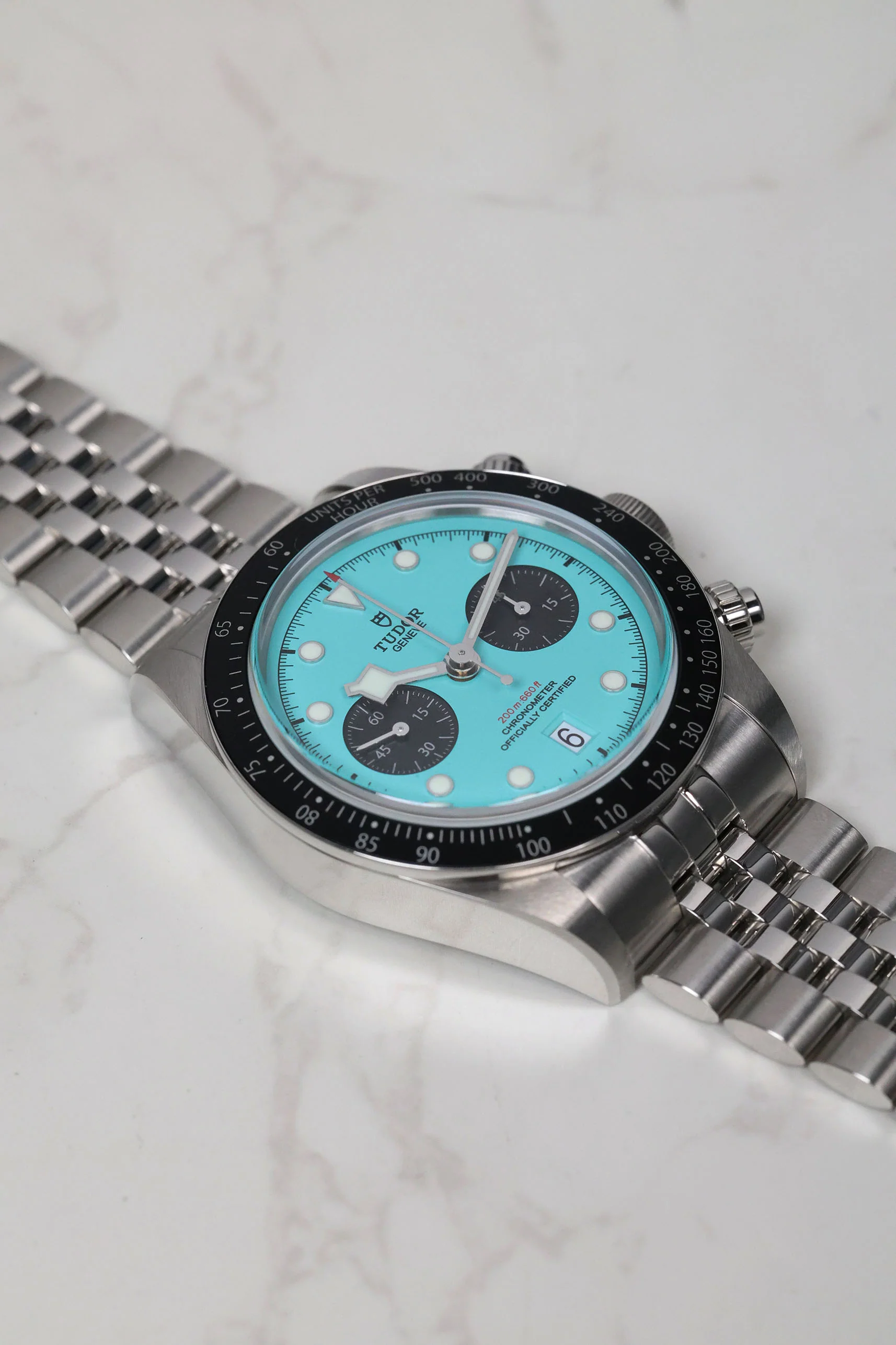 Tudor Black Bay Chronograph Flamingo Blue 41mm 79360N 2025 [Preowned] - Image 11
