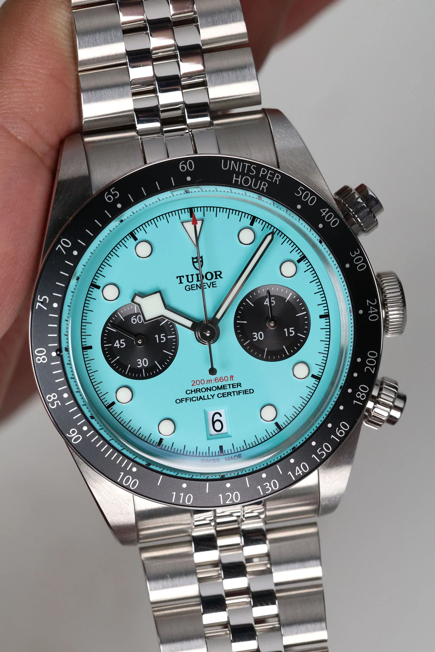 Tudor Black Bay Chronograph Flamingo Blue 41mm 79360N 2025 [Preowned] - Image 7