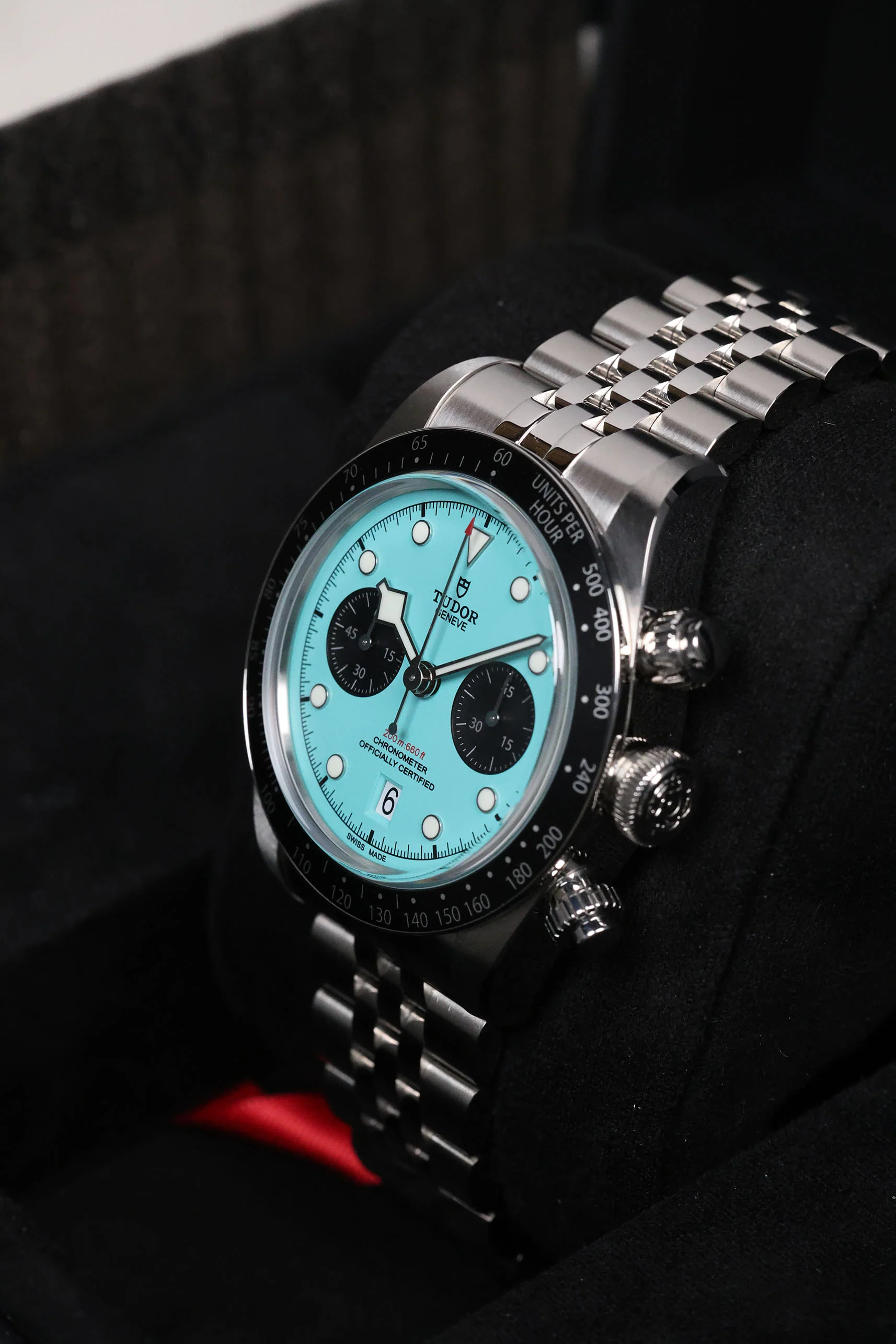 Tudor Black Bay Chronograph Flamingo Blue 41mm 79360N 2025 [Preowned] - Image 9