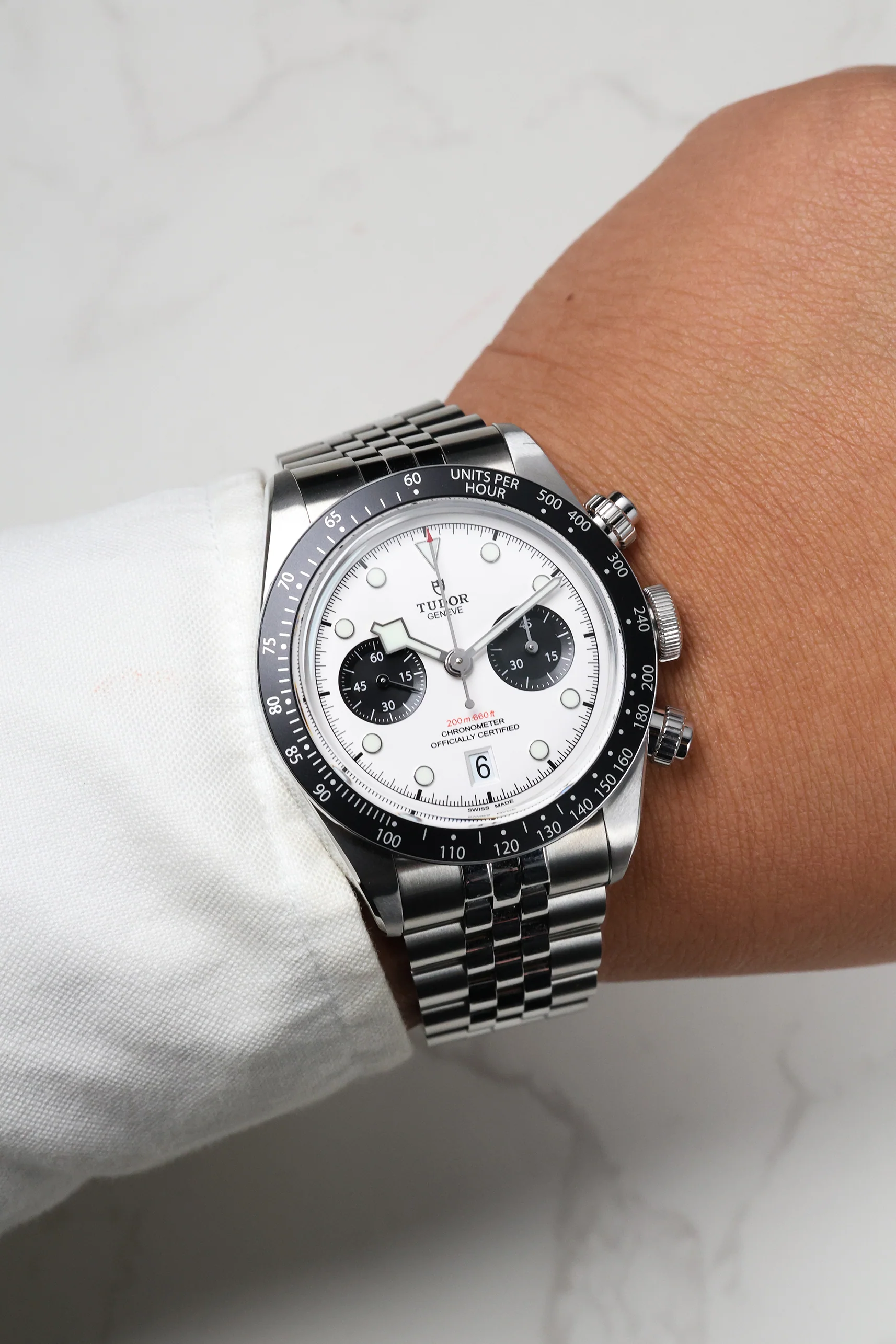 Tudor Black Bay Chronograph Jubilee 41mm 79360N White 2026 [Preowned] - Image 6